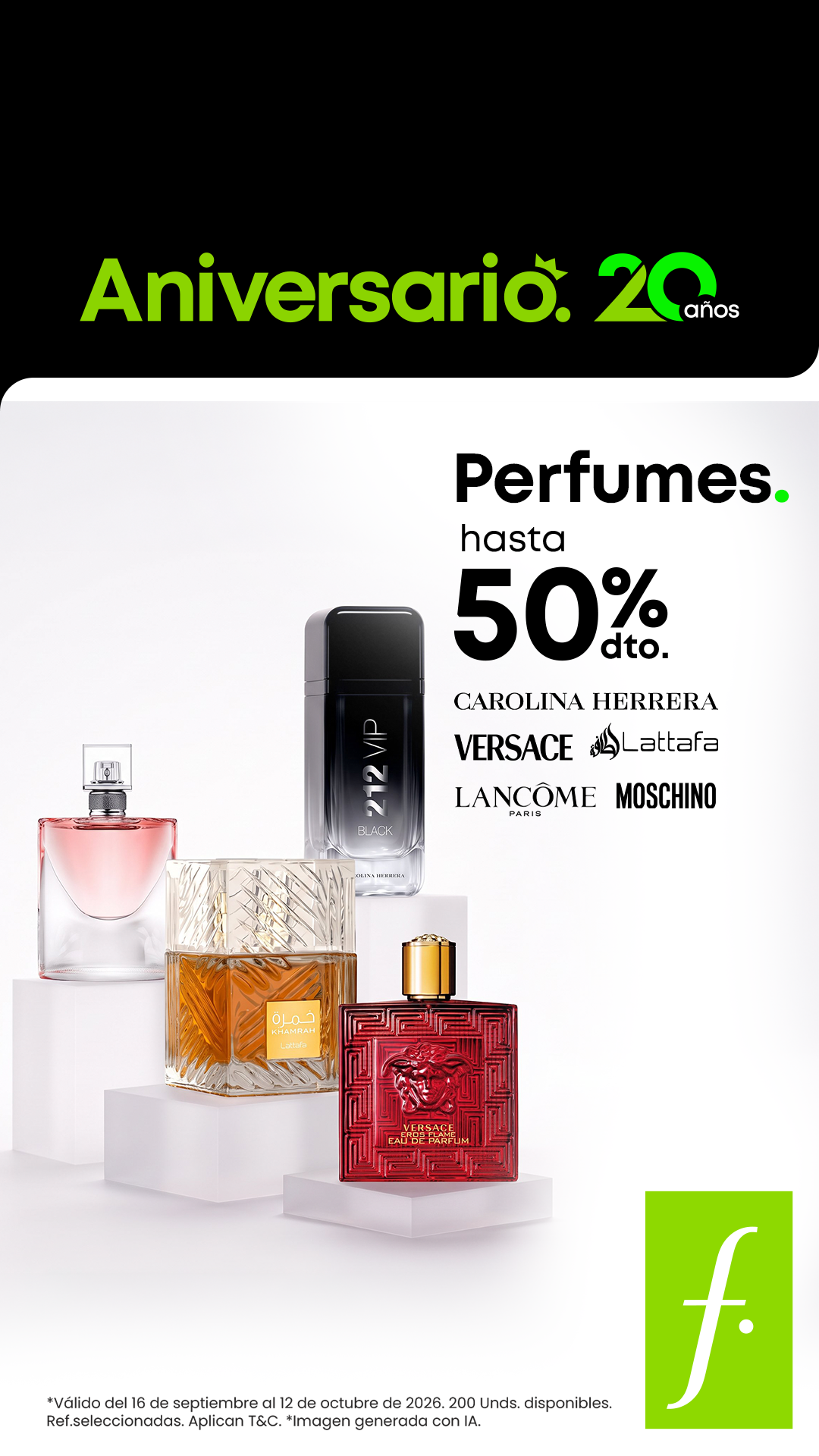 Falabella Colombia Facebook ad: Aniversario Falabella