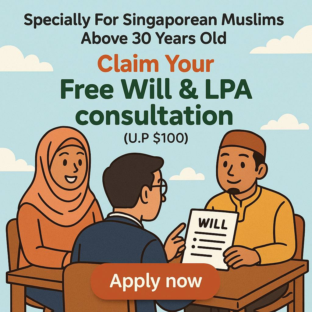 NF Advisory Singapore Facebook ad: FREE Will & LPA Consultation With Islamic Estate Planners…