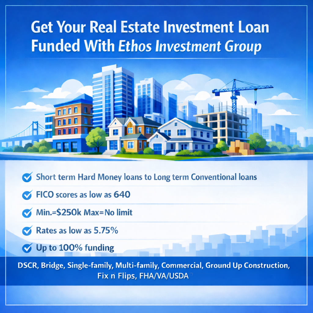 ETHOS Investment Group Facebook ad from Mar 5, 2026