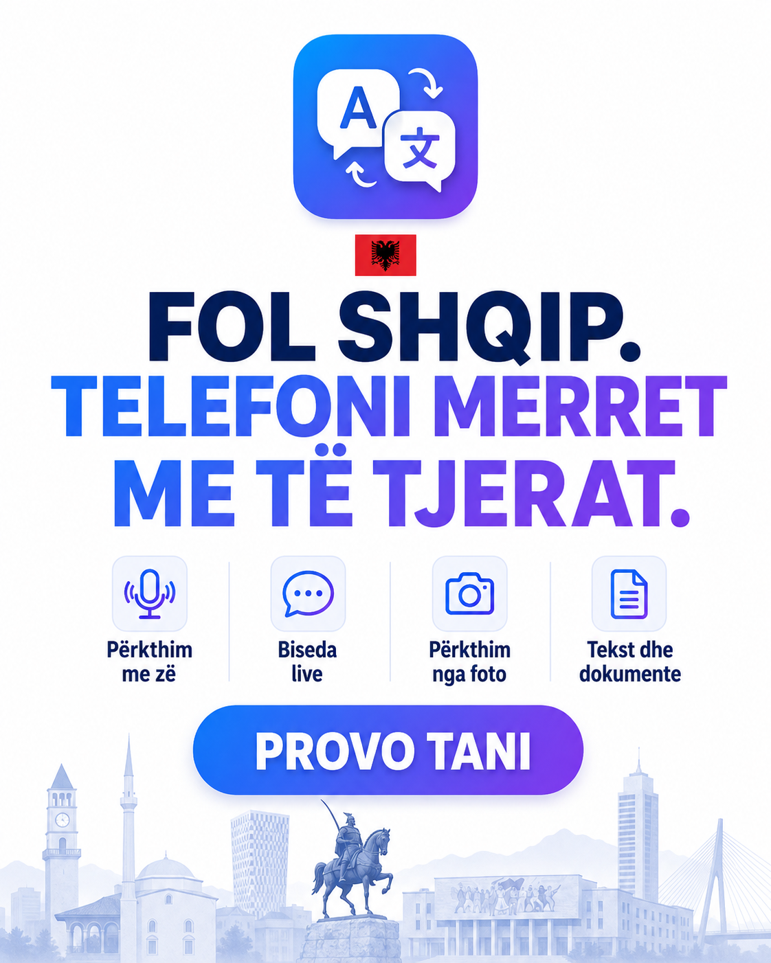 Trusted App Facebook ad: All Language Translator Fast