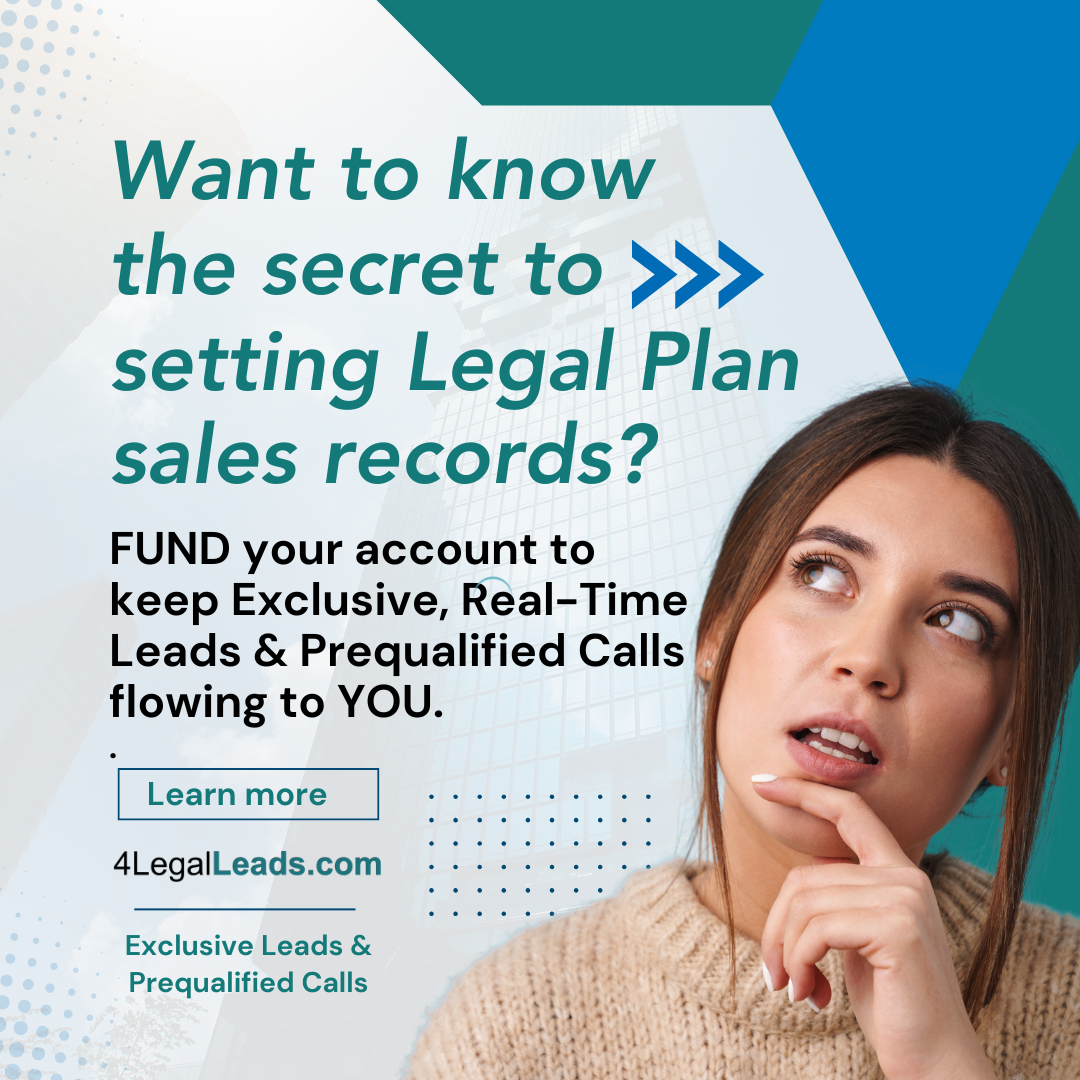4LegalLeads.com: Leads for Law Firms & Selling Legal Plans Facebook ad
