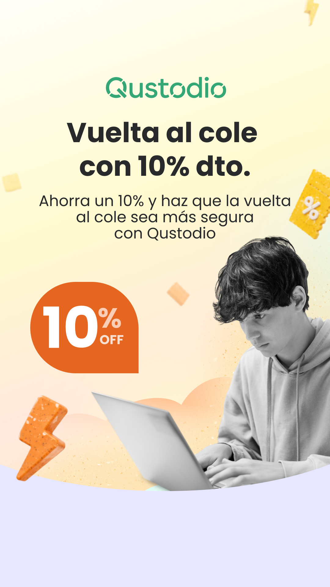 Qustodio Facebook ad: Vuelta al cole más segura
