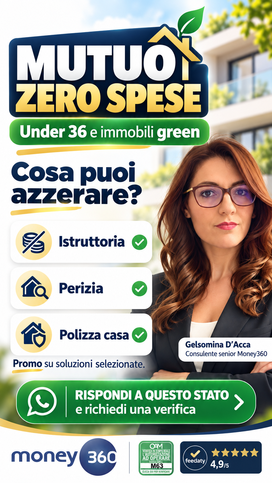Gelsomina D'Acca - Consulente del Credito Facebook ad: Mutuo in Promo