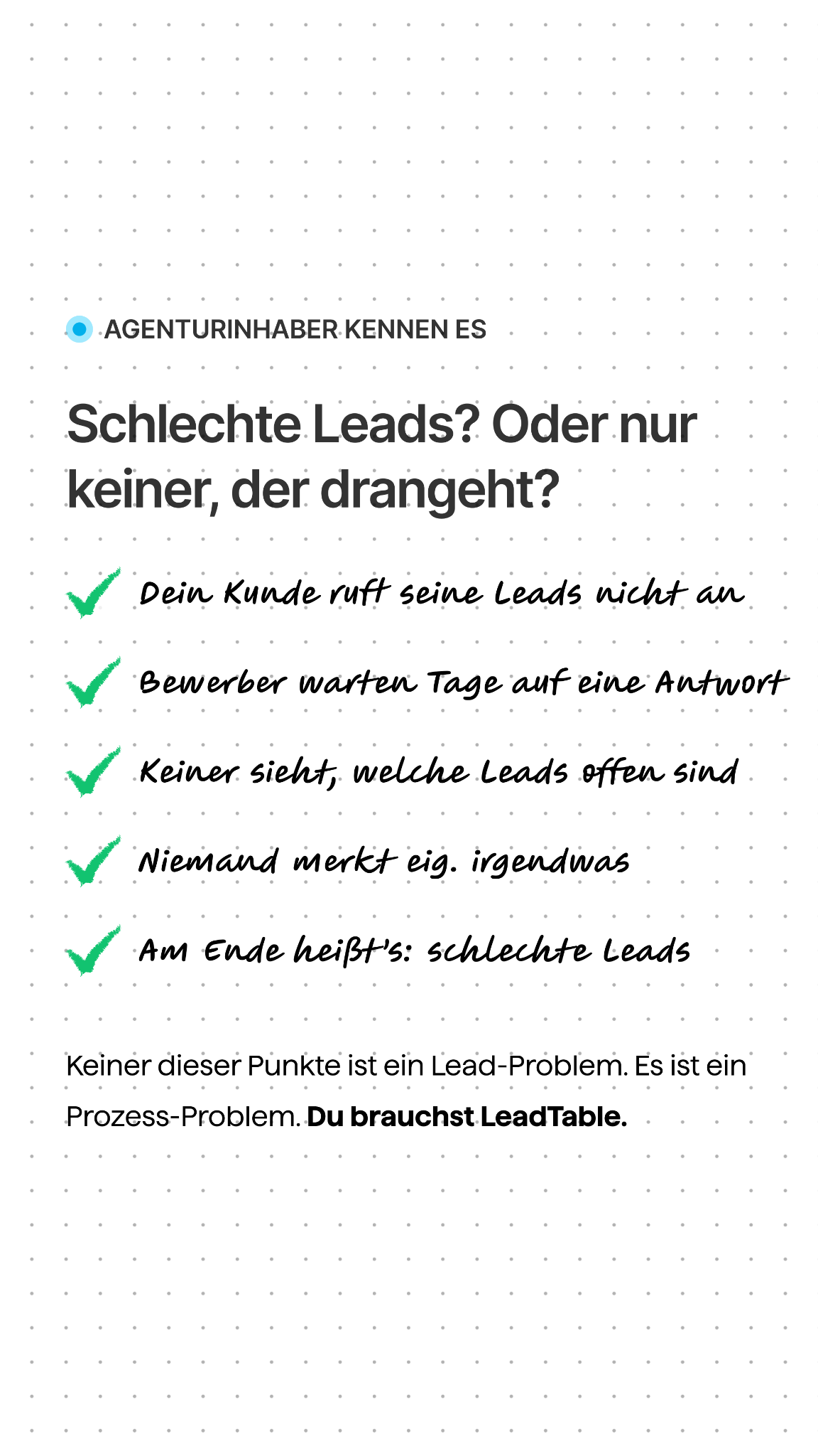 LeadTable - Agentursoftware Facebook ad