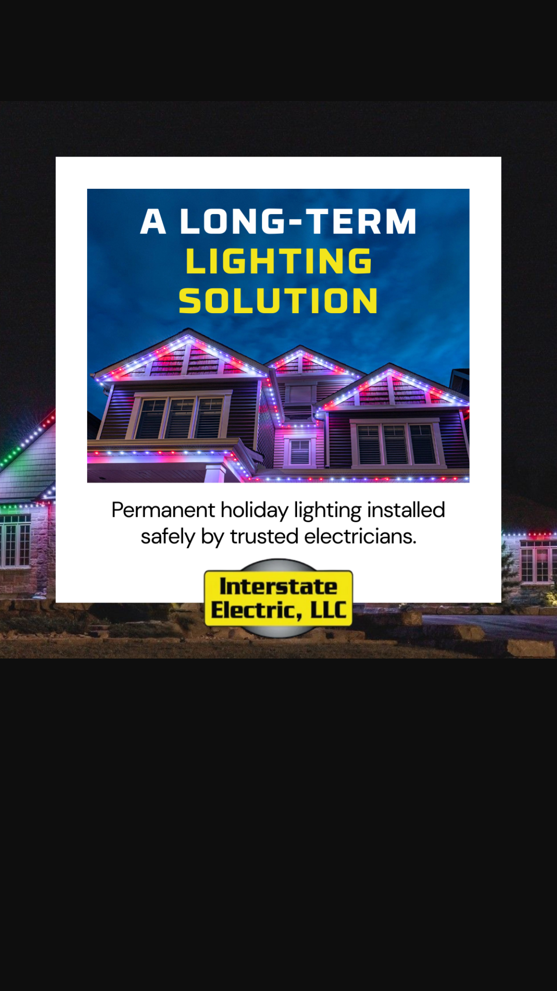 Interstate Electric, LLC Facebook ad from Feb 26, 2026