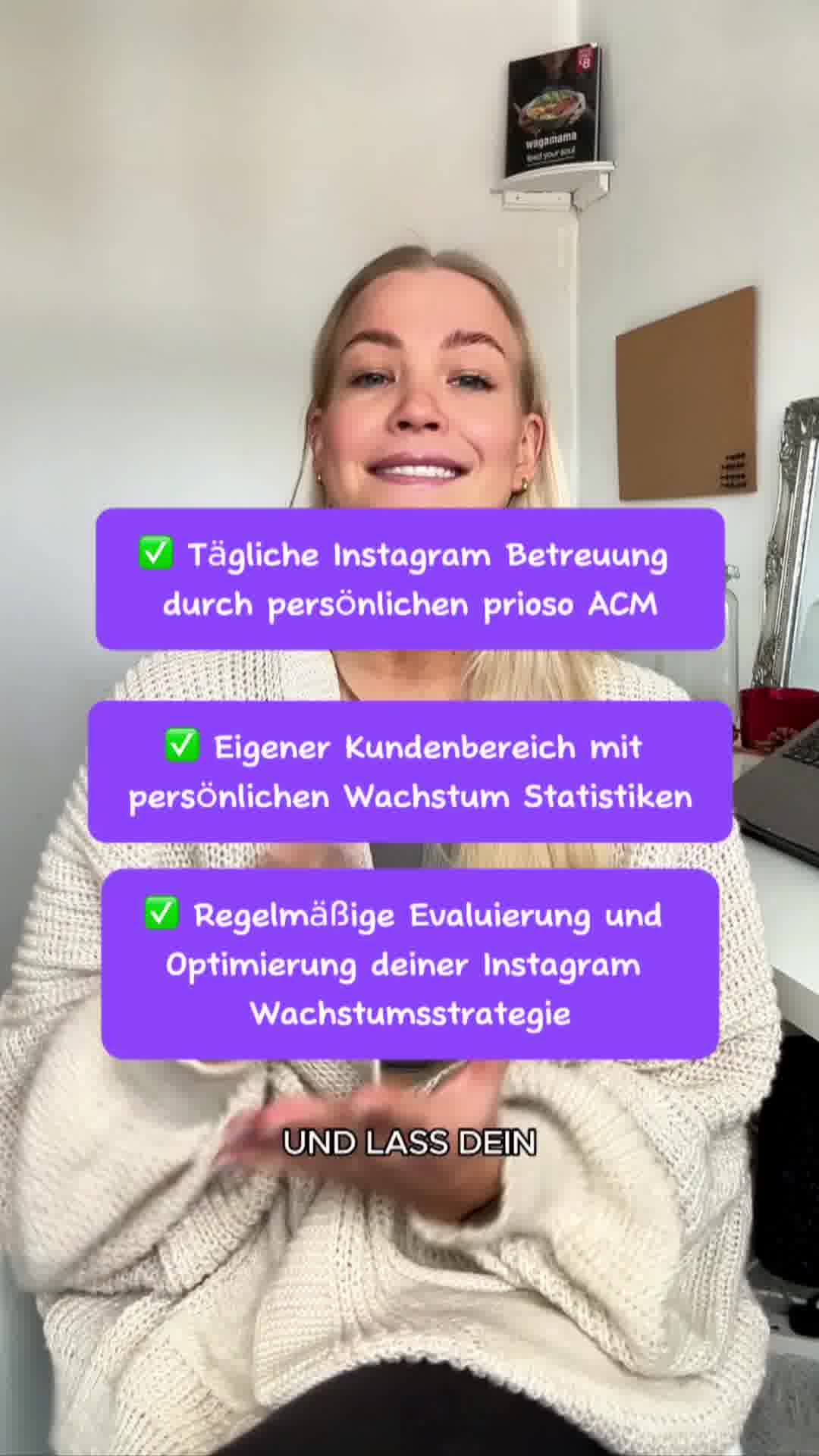 prioso Facebook ad: Postest du regelmäßig auf Instagram, aber deine Follower…