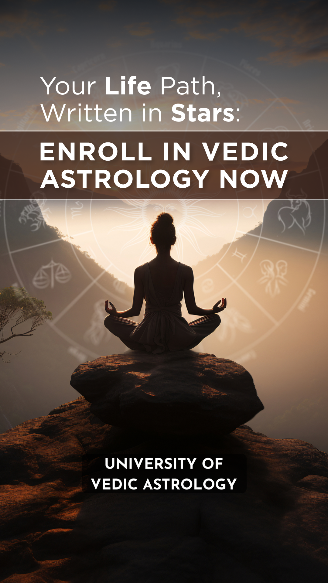 University of Vedic Astrology Facebook ad from Apr 15, 2026
