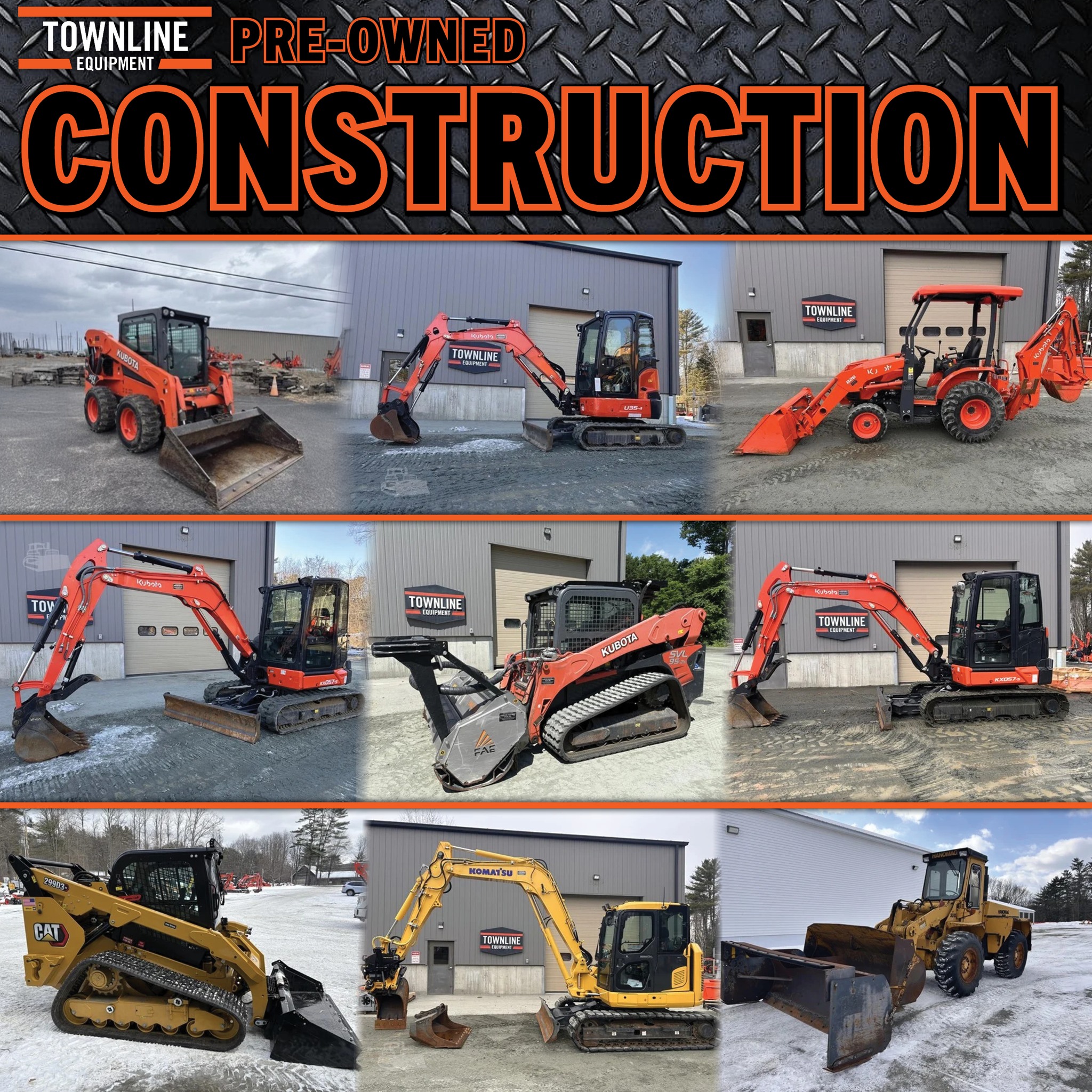 Townline Equipment Sales, Inc. Facebook ad: NEW FEATURED USED EQUIPMENT AVAILABLE FOR SPRING!