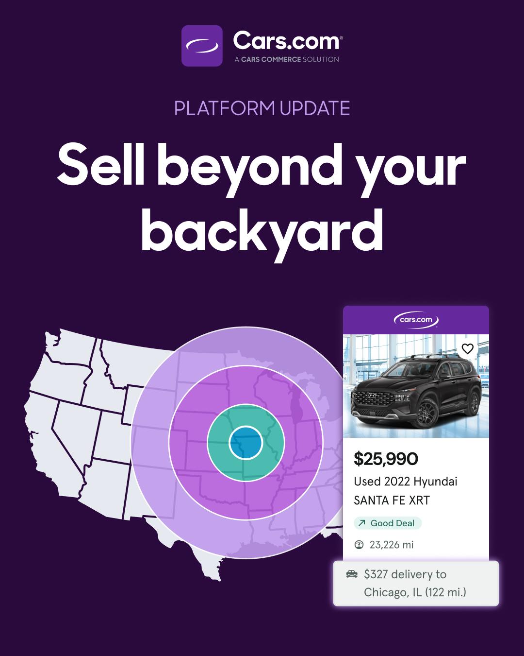 Cars Commerce Facebook ad: Market Area Expansion | Meet Delivery-Ready Buyers in…