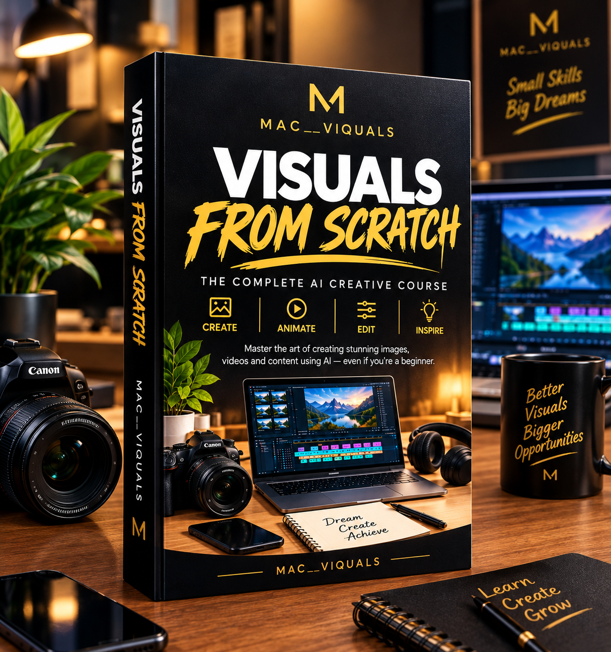 MacViquals Facebook ad: Imagine Creating Professional Content From Your Phone.