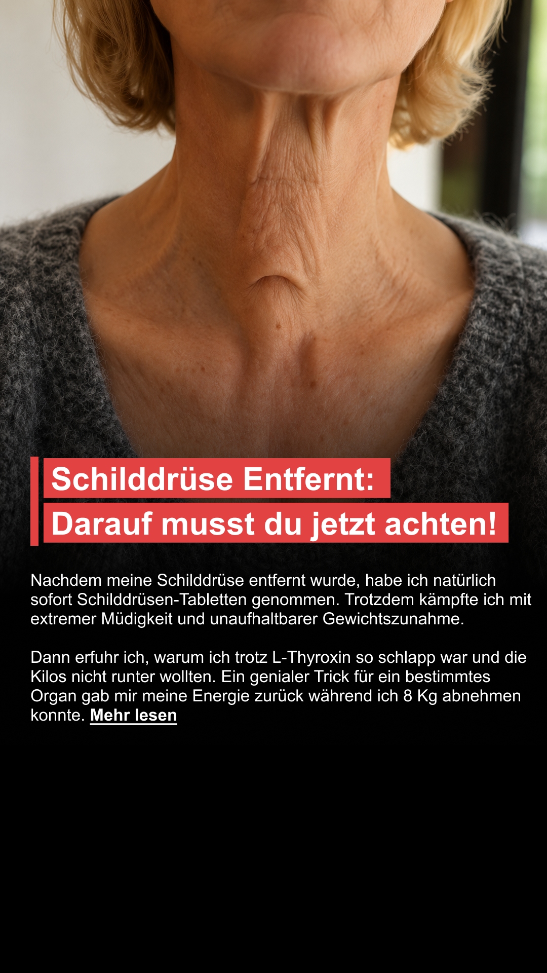Mission Schilddrüse Facebook ad
