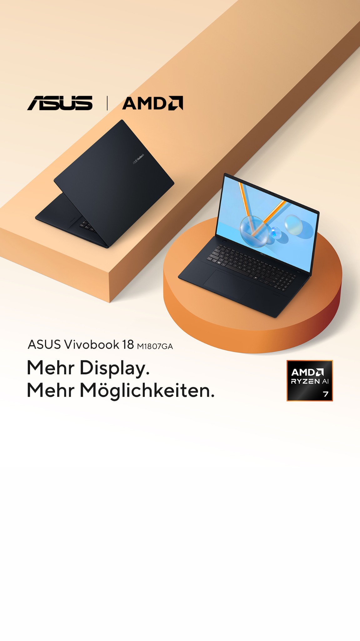 ASUS Facebook ad: ASUS Vivobook 18