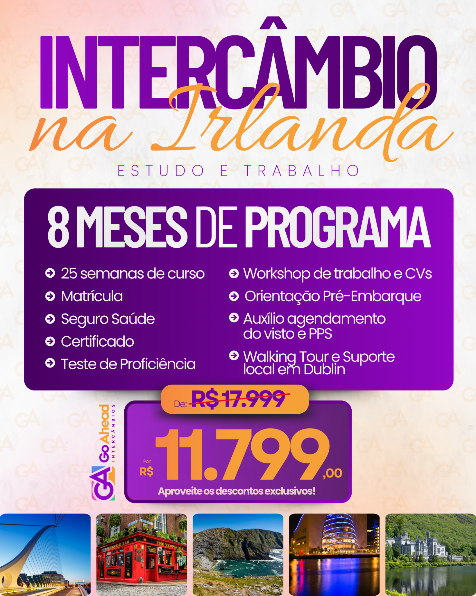 Go Ahead Intercâmbios Facebook ad from Jun 25, 2026