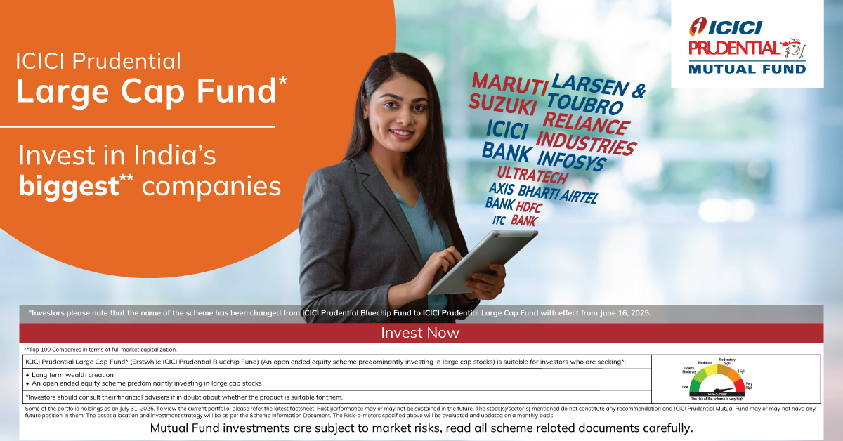 ICICI Prudential Mutual Fund Facebook ad