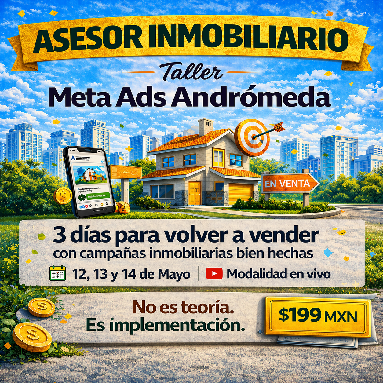 CommuNet Facebook ad: Campañas Inmobiliarias