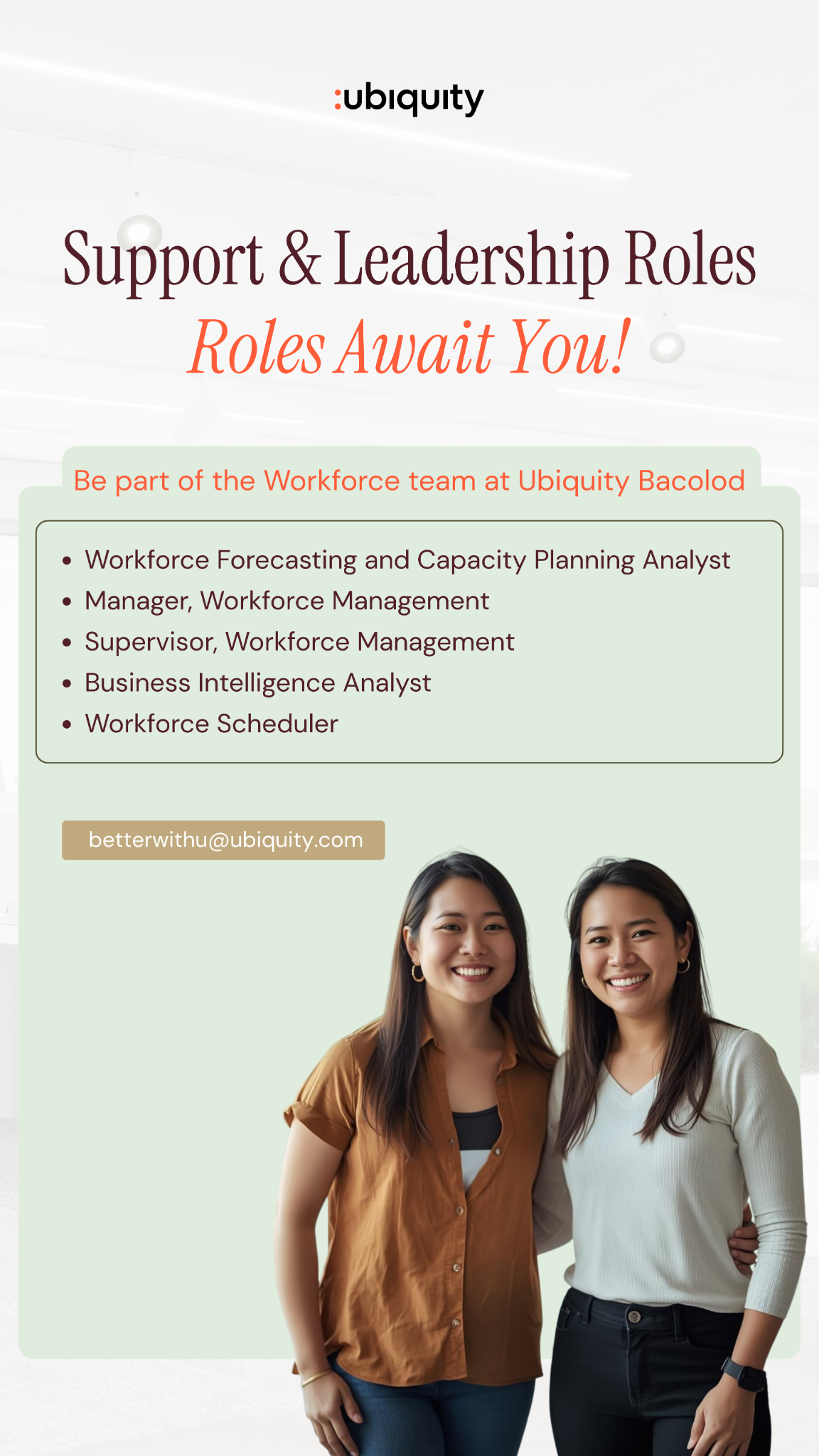 Ubiquity Careers Philippines Facebook ad