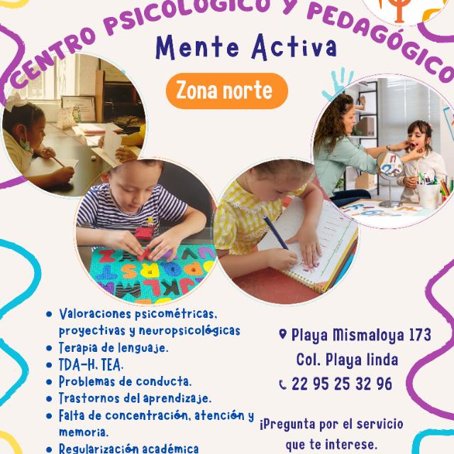 Mente Activa centro psicológico y pedagógico Facebook ad