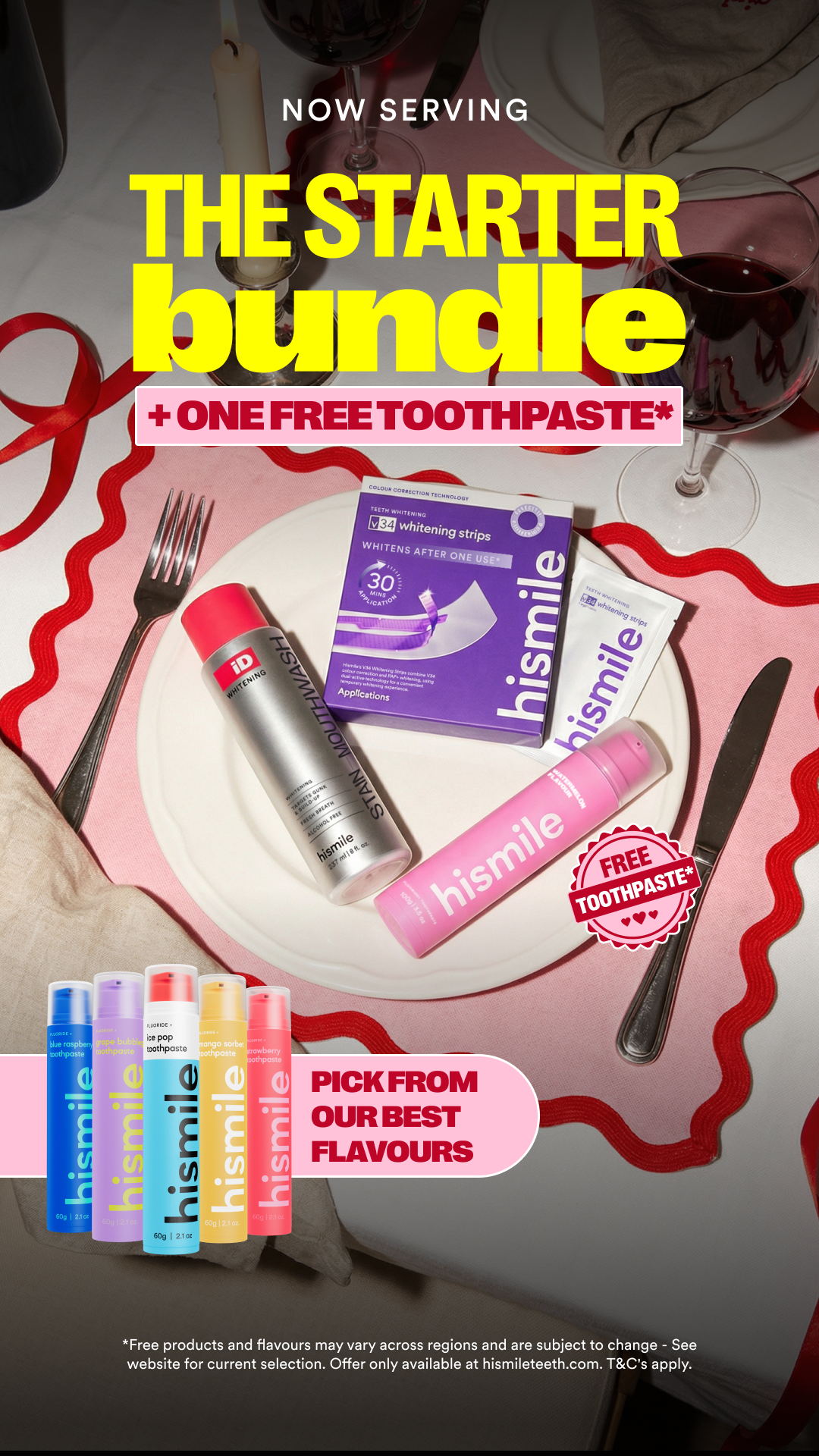 Hismile Facebook ad