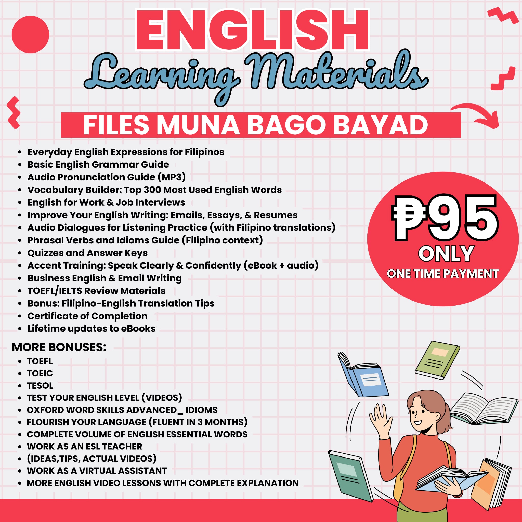 Professional English Learning Facebook ad