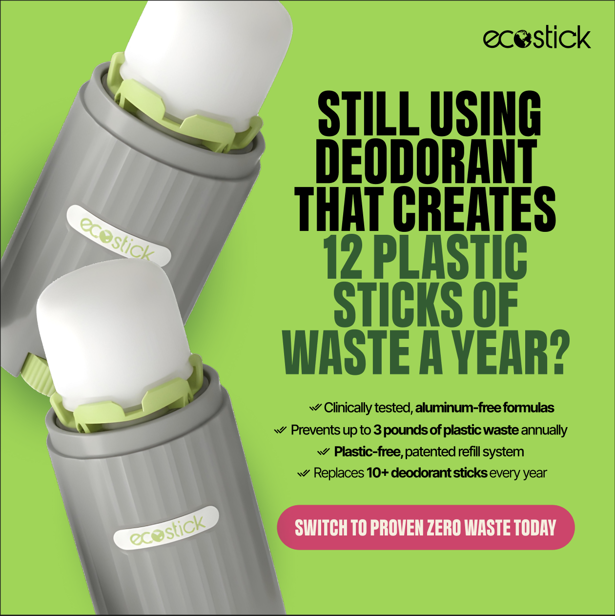 Eco-Friendly Refillable Solutions Facebook ad