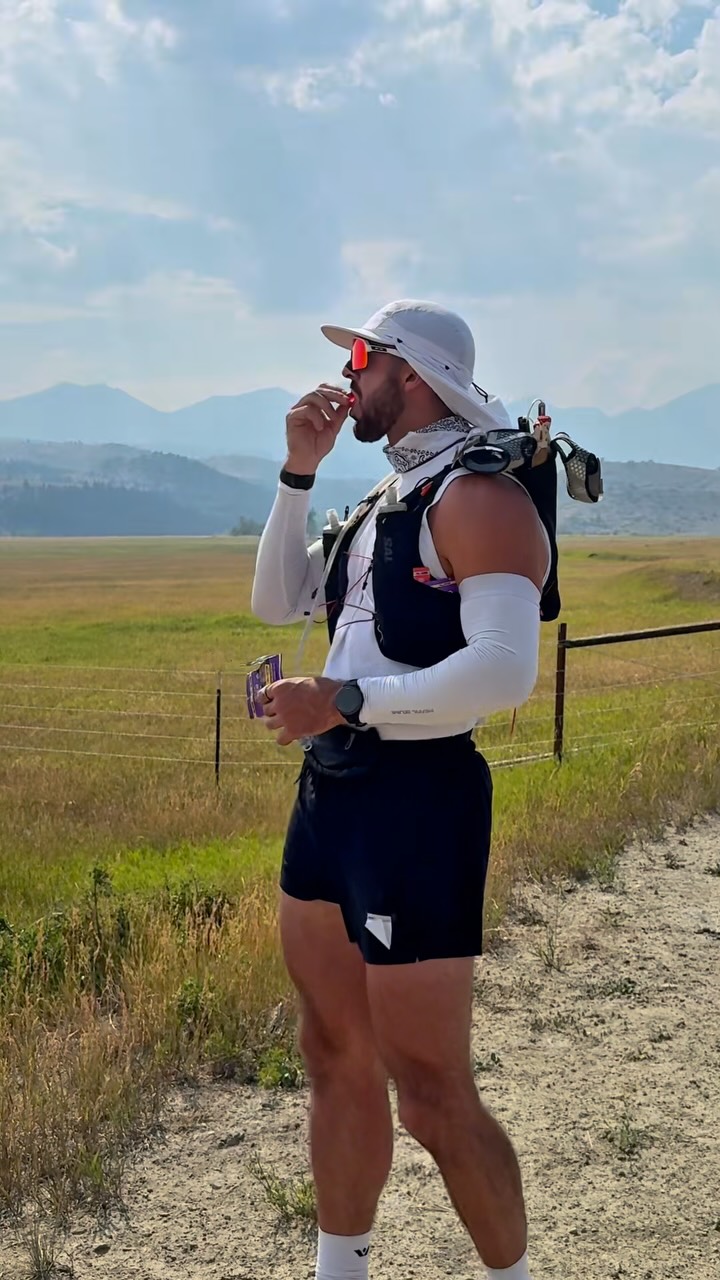 Honey Stinger Facebook ad: What running 35 miles looks like…
