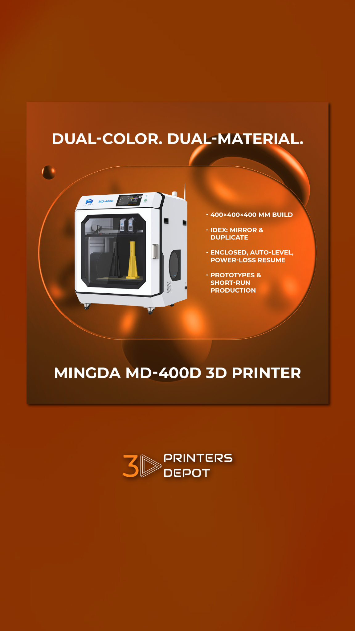 3D Printers Depot Facebook ad