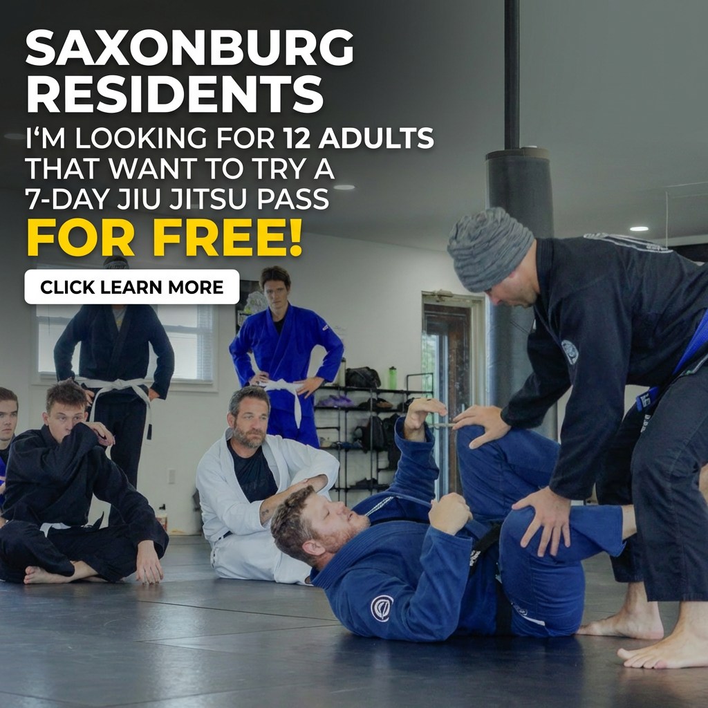 Empower Jiu Jitsu Facebook ad: 1 Week FREE TRIAL for ADULTS