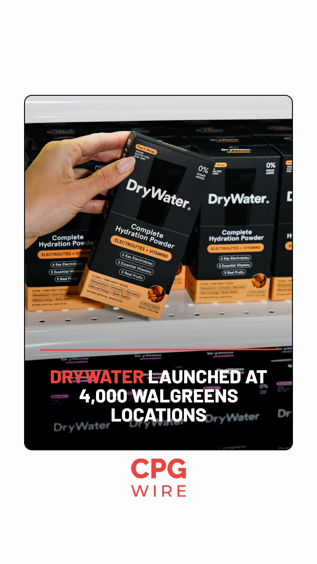 DryWater Facebook ad
