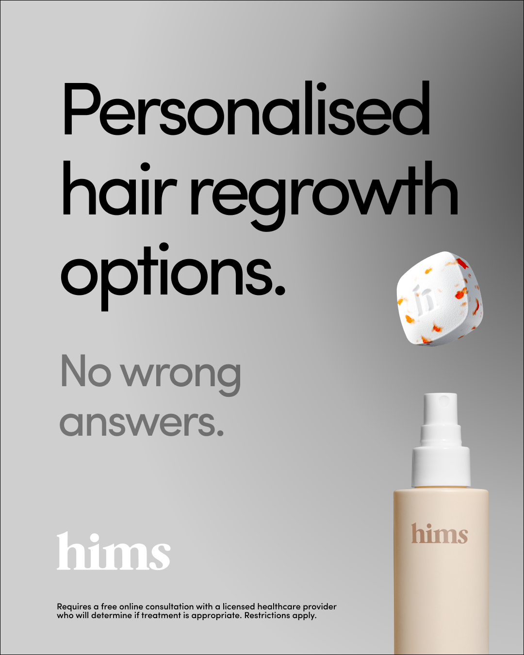 hims Facebook ad