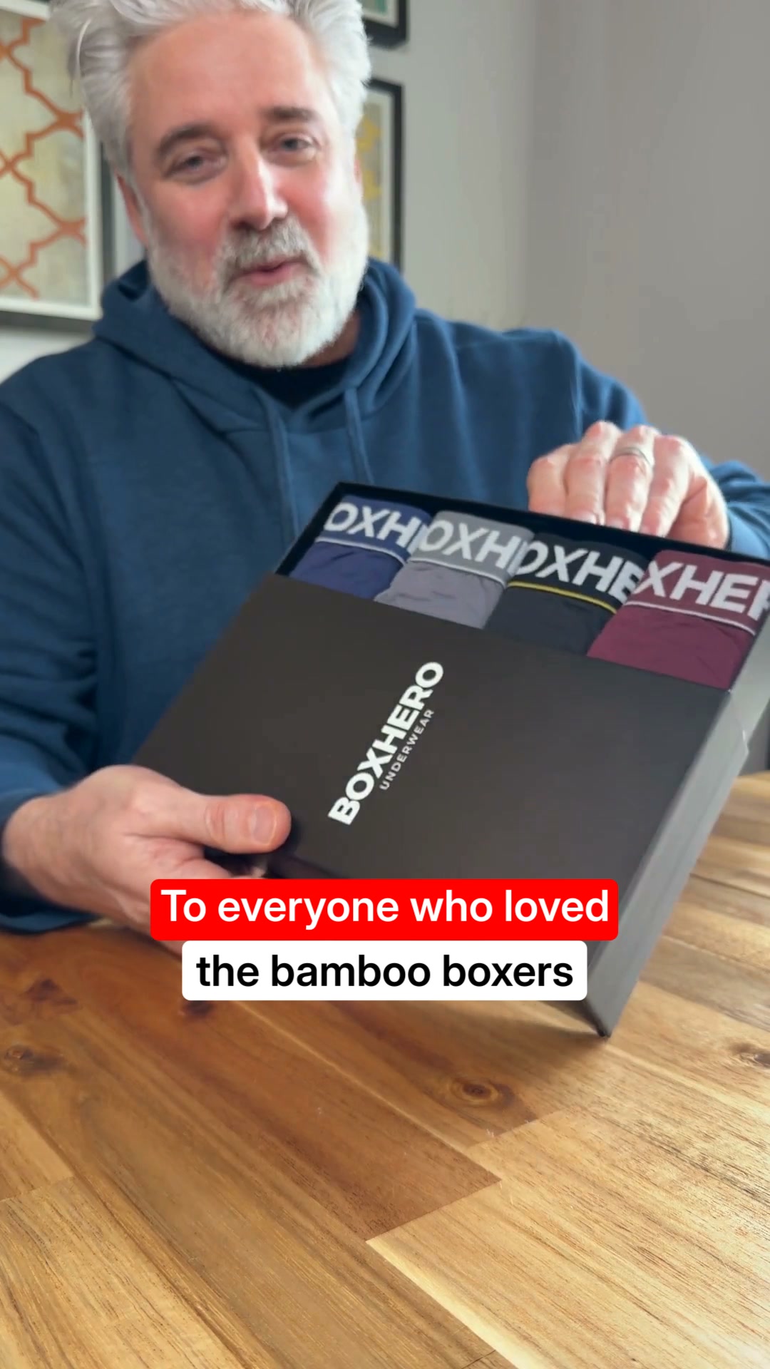 Boxhero Co Facebook ad: Feel the Comfort Upgrade, Or They’re FREE.
