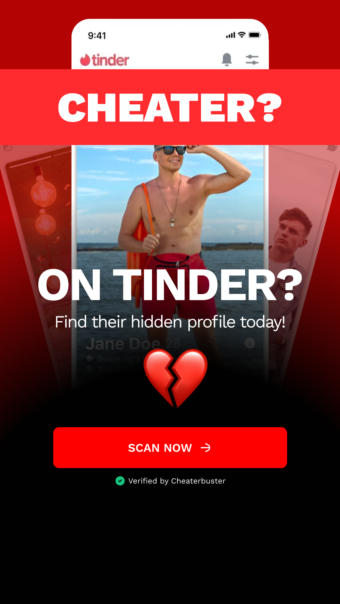 Cheaterbuster AI - The AI That Busts Cheaters Facebook ad from Mar 13, 2026