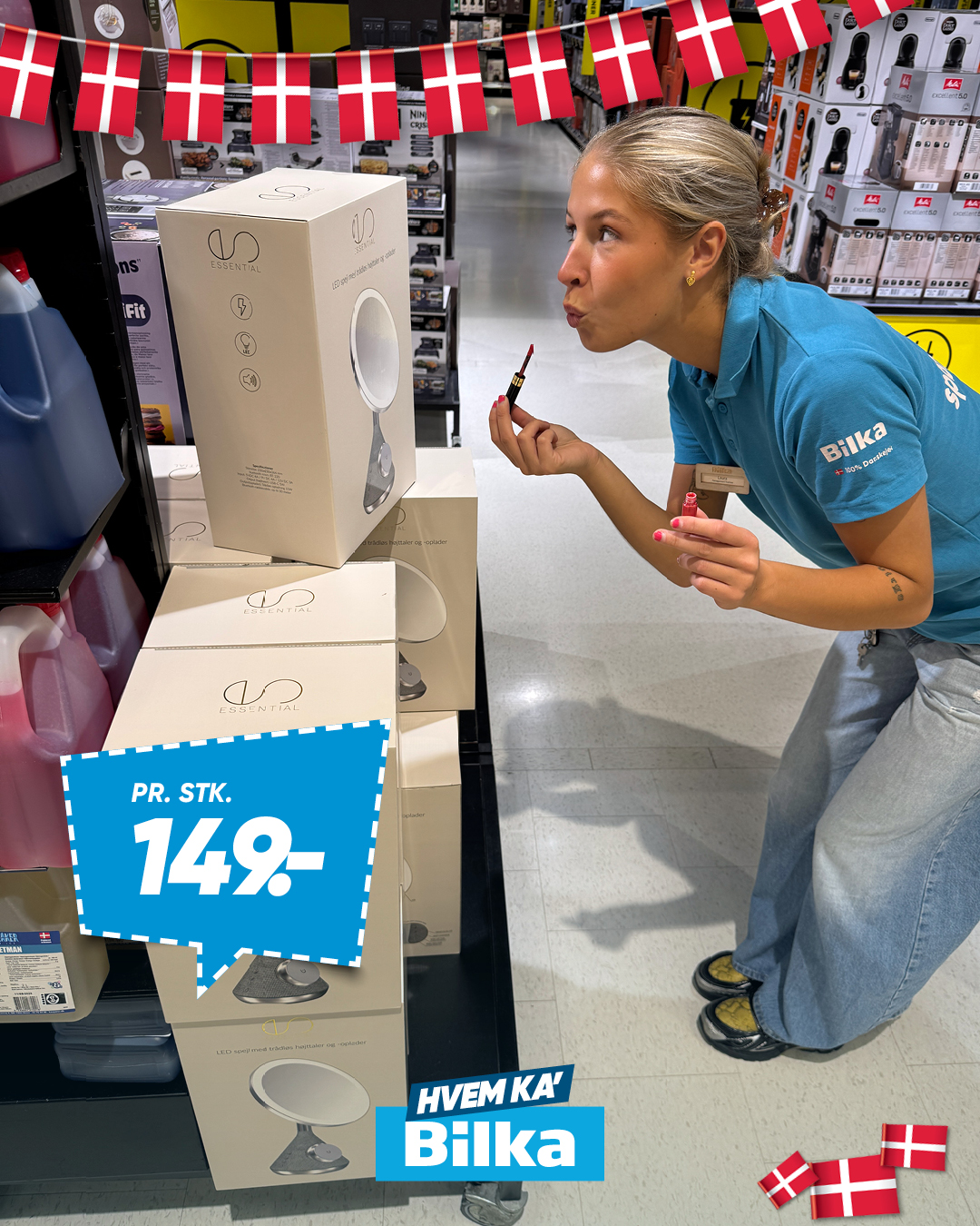 Bilka Facebook ad: Se mere i avisen