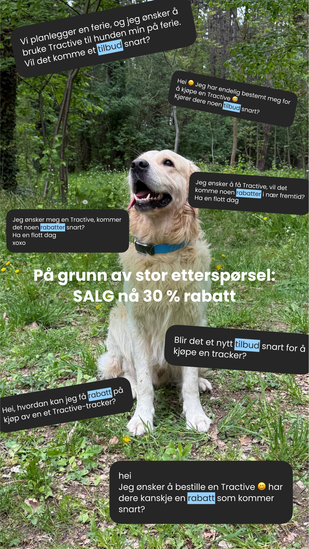 Tractive Facebook ad