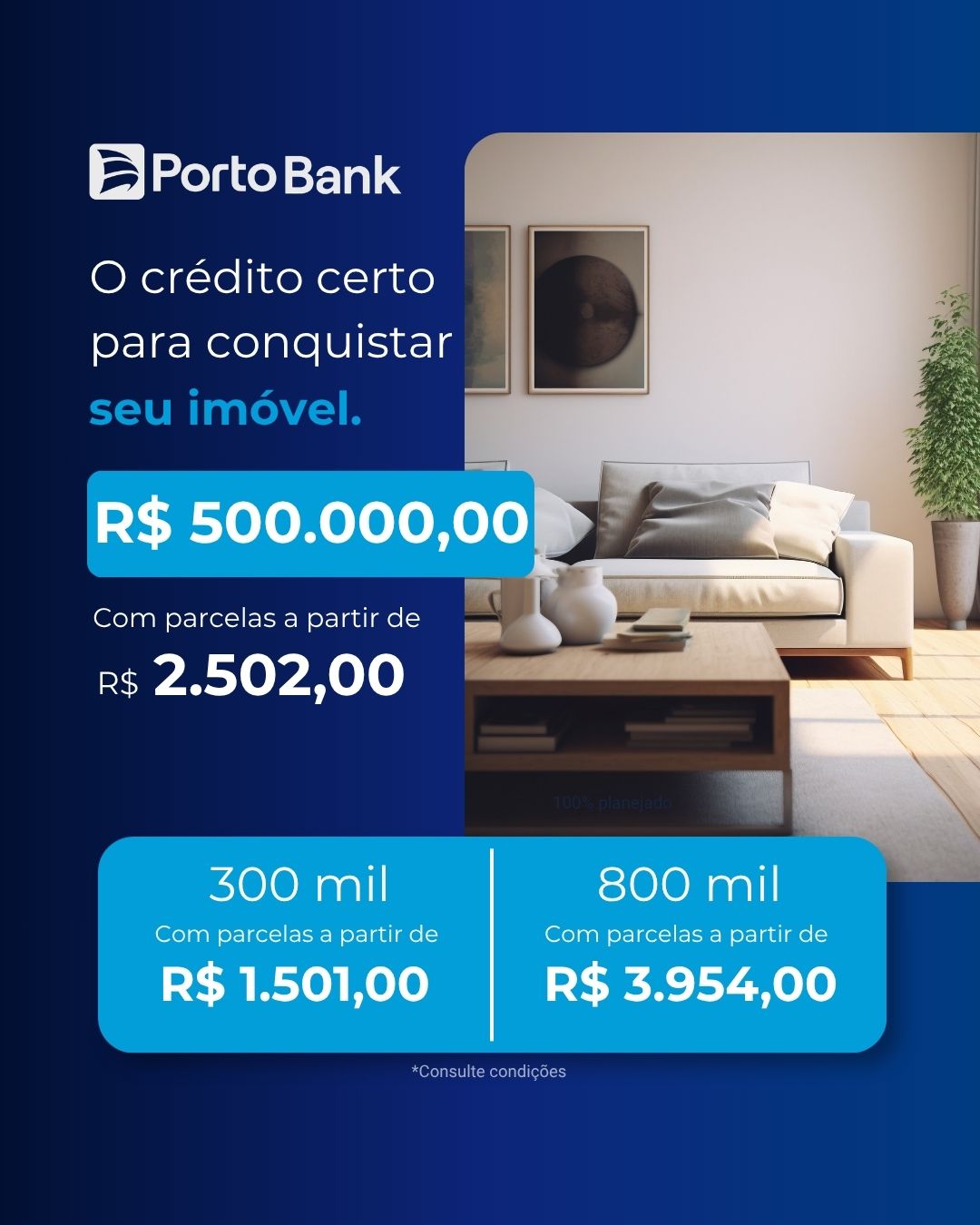 Castello Seguros Facebook ad: Seu imóvel esta mais perto.
