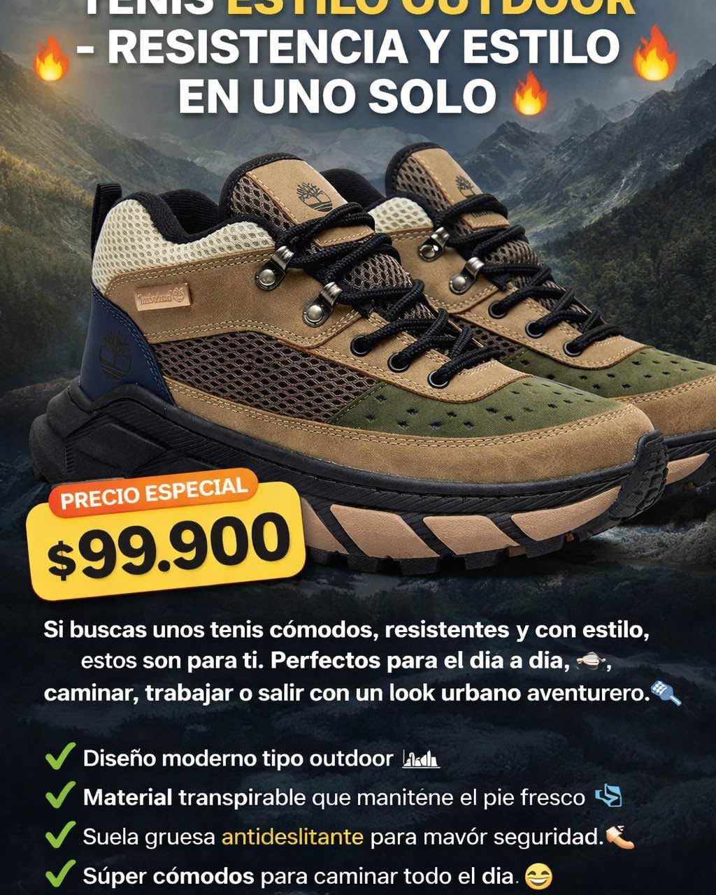 Alejandro Urrego Facebook ad: Timberland greenstride pago contra entrega a todo el país