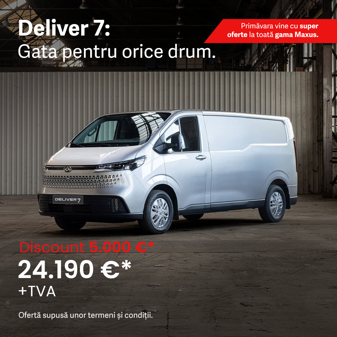 MAXUS Motors Romania Facebook ad: Când afacerea ta depinde de livrări rapide, ai…