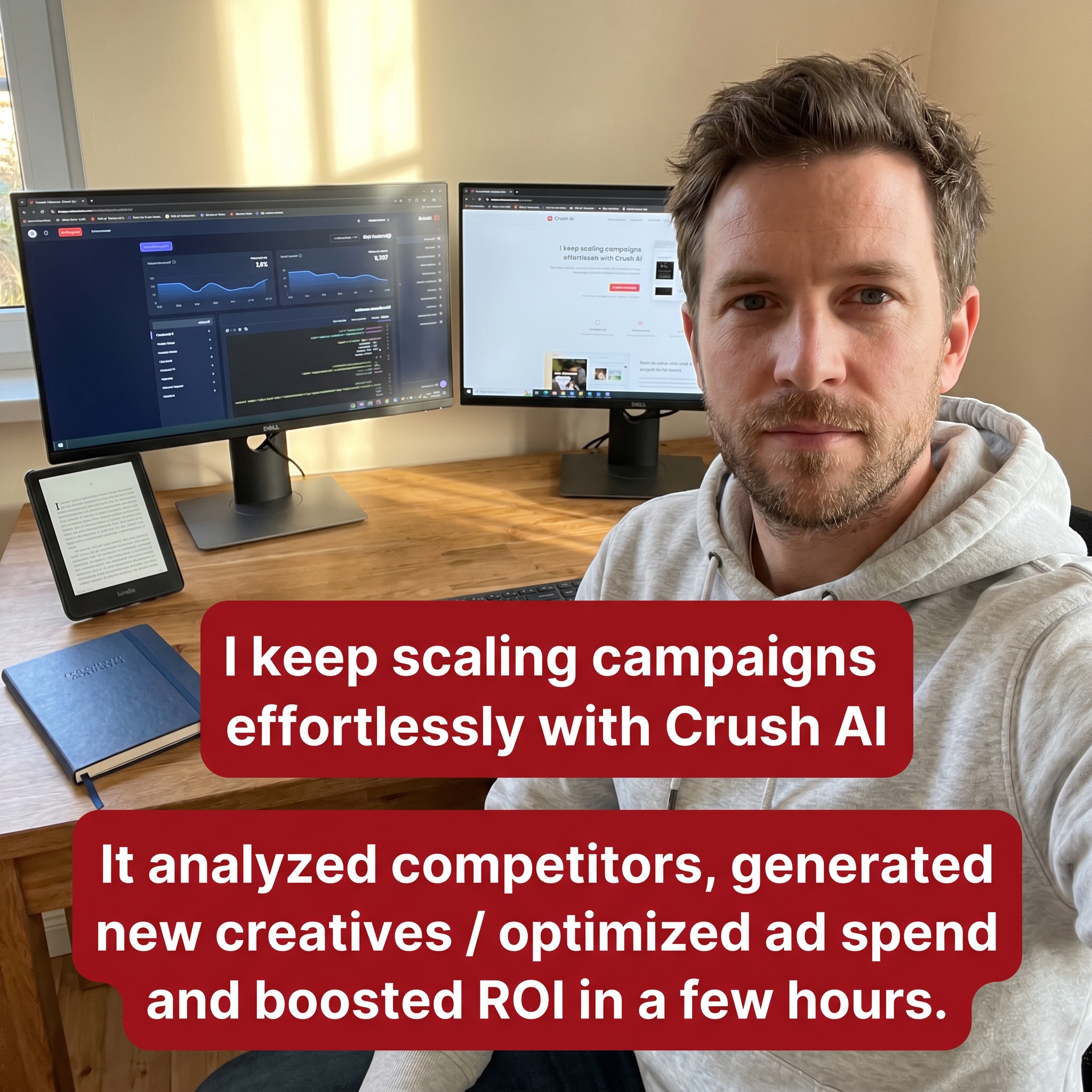 trycrush.ai Facebook ad