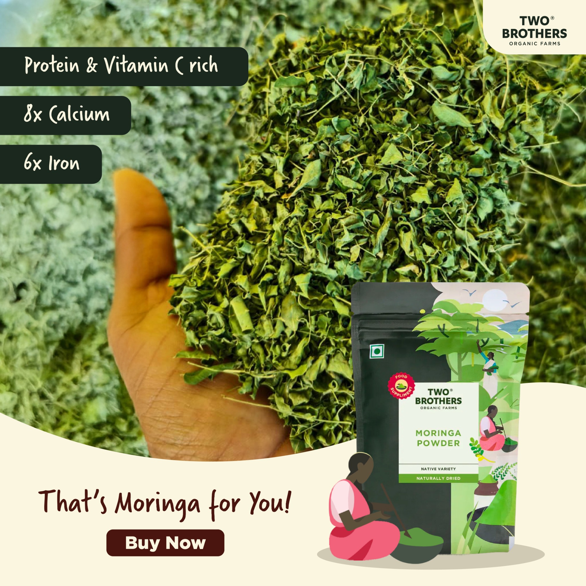 Two Brothers Organic Farms Facebook ad
