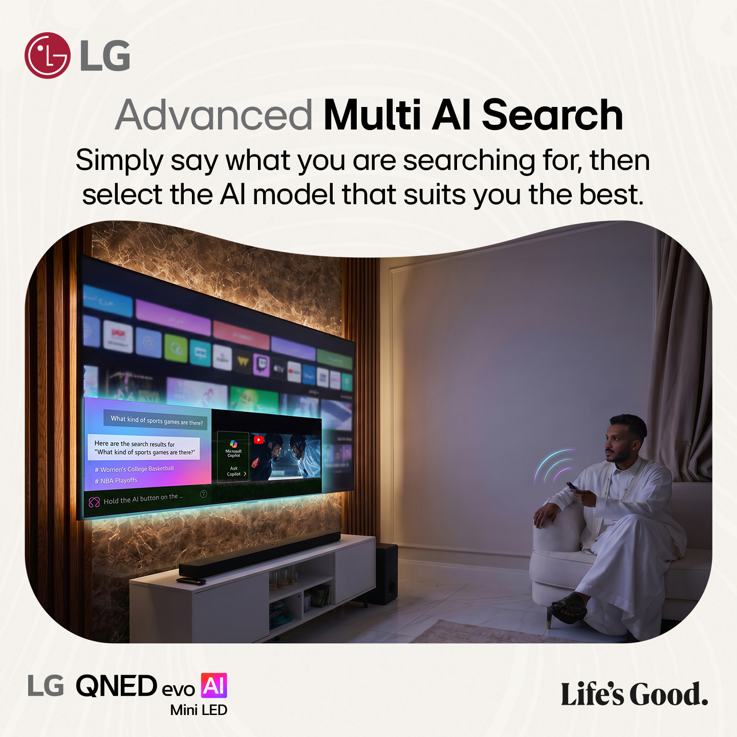 LG Global Facebook ad