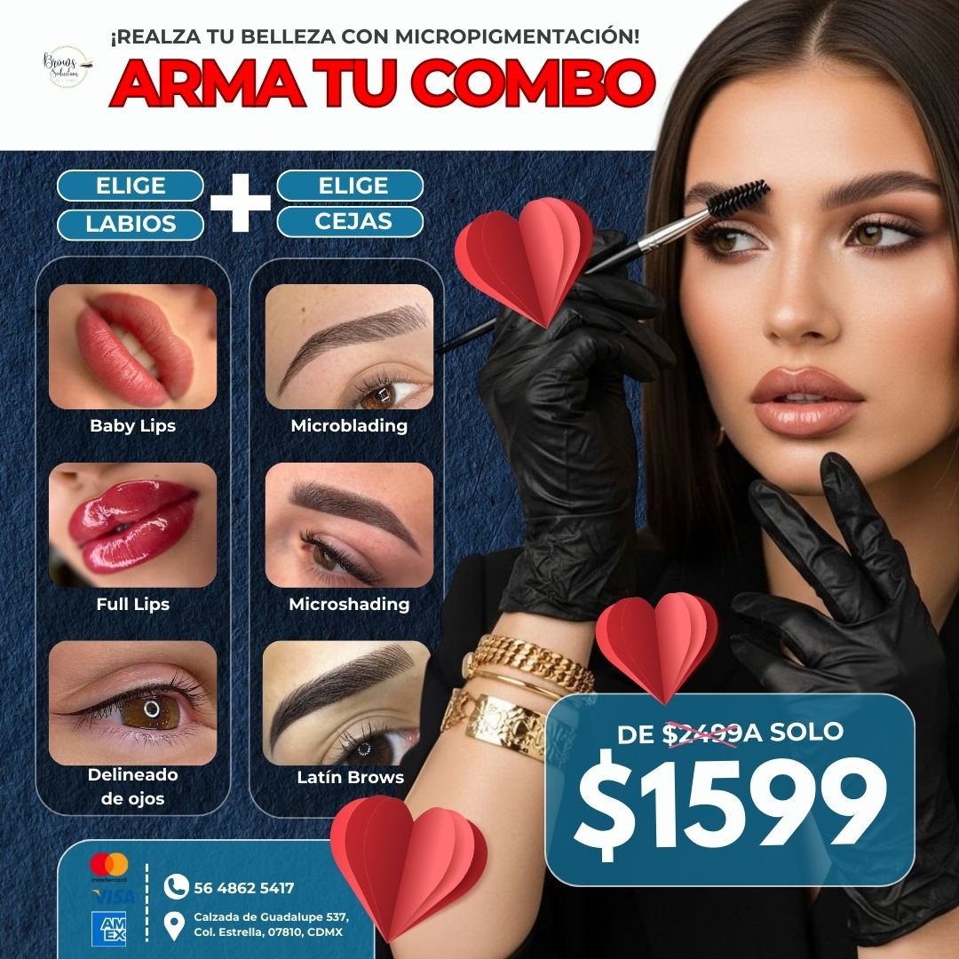 Brows Seduction Facebook ad: Combo/Micropigmentación