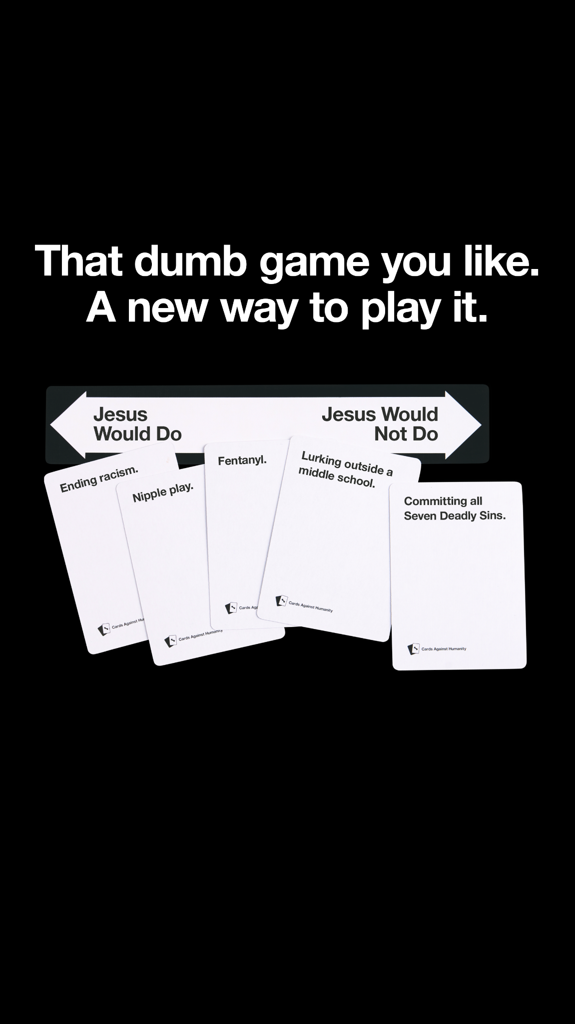 Cards Against Humanity Facebook ad