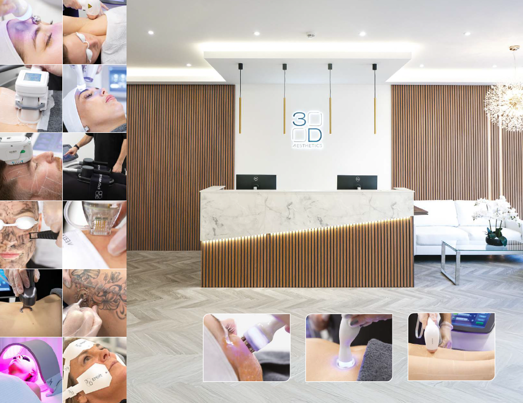 3D Aesthetics Knowle Facebook ad: Premium Skin, Body & Laser Treatments