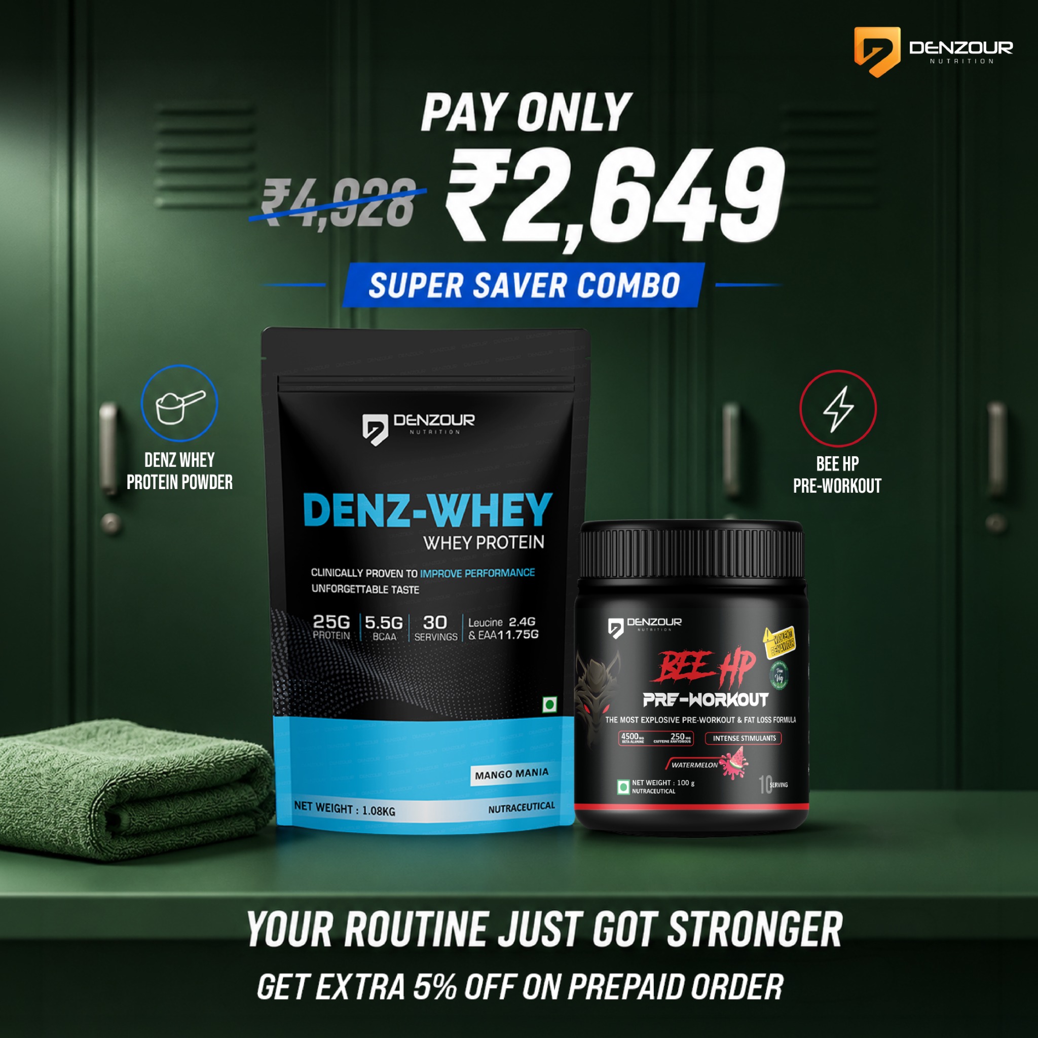 Denzour Nutrition Facebook ad