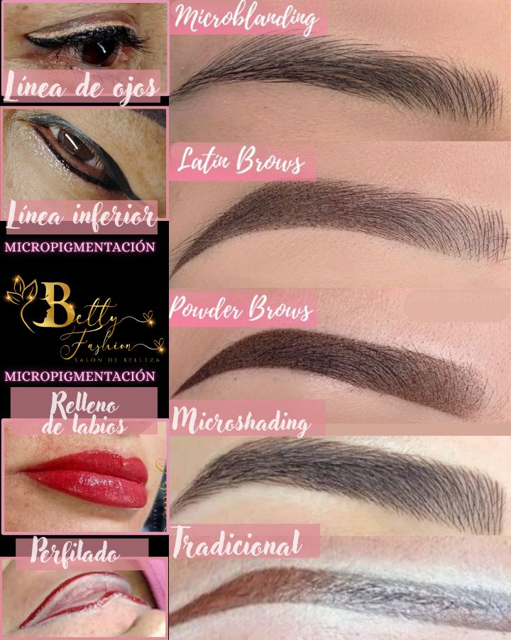 Betty Fashion Salón de Belleza Facebook ad: Micropigmentación.