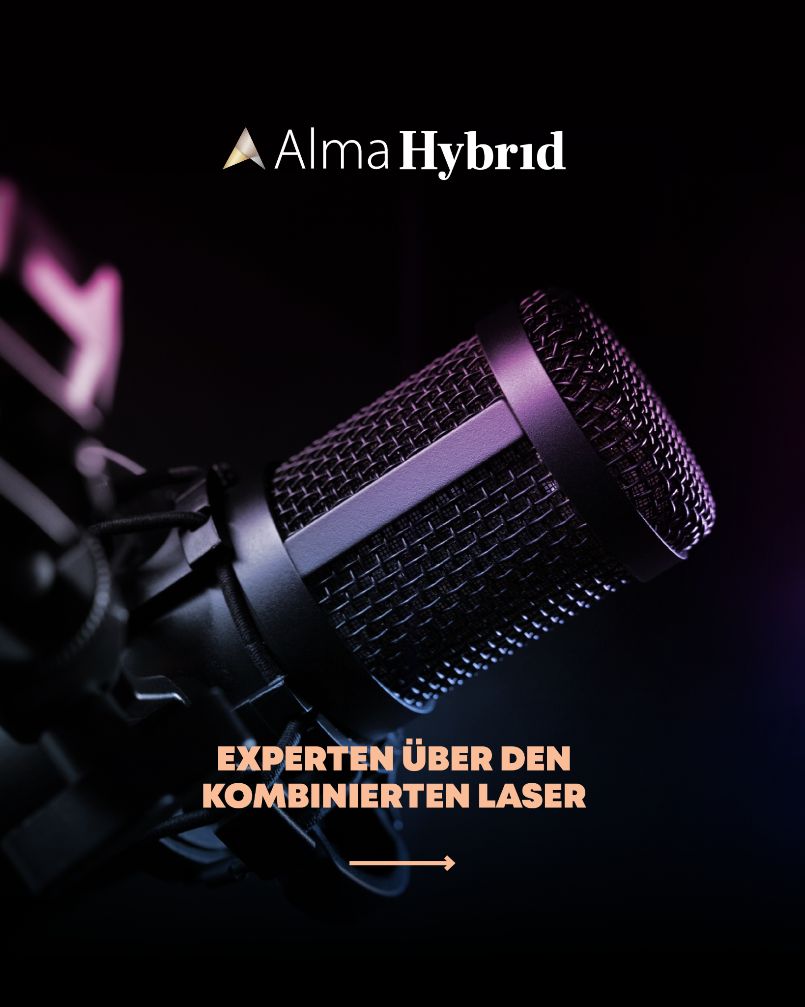 Alma Lasers Deutschland Facebook ad: Exzellenz kennt keine Kompromisse