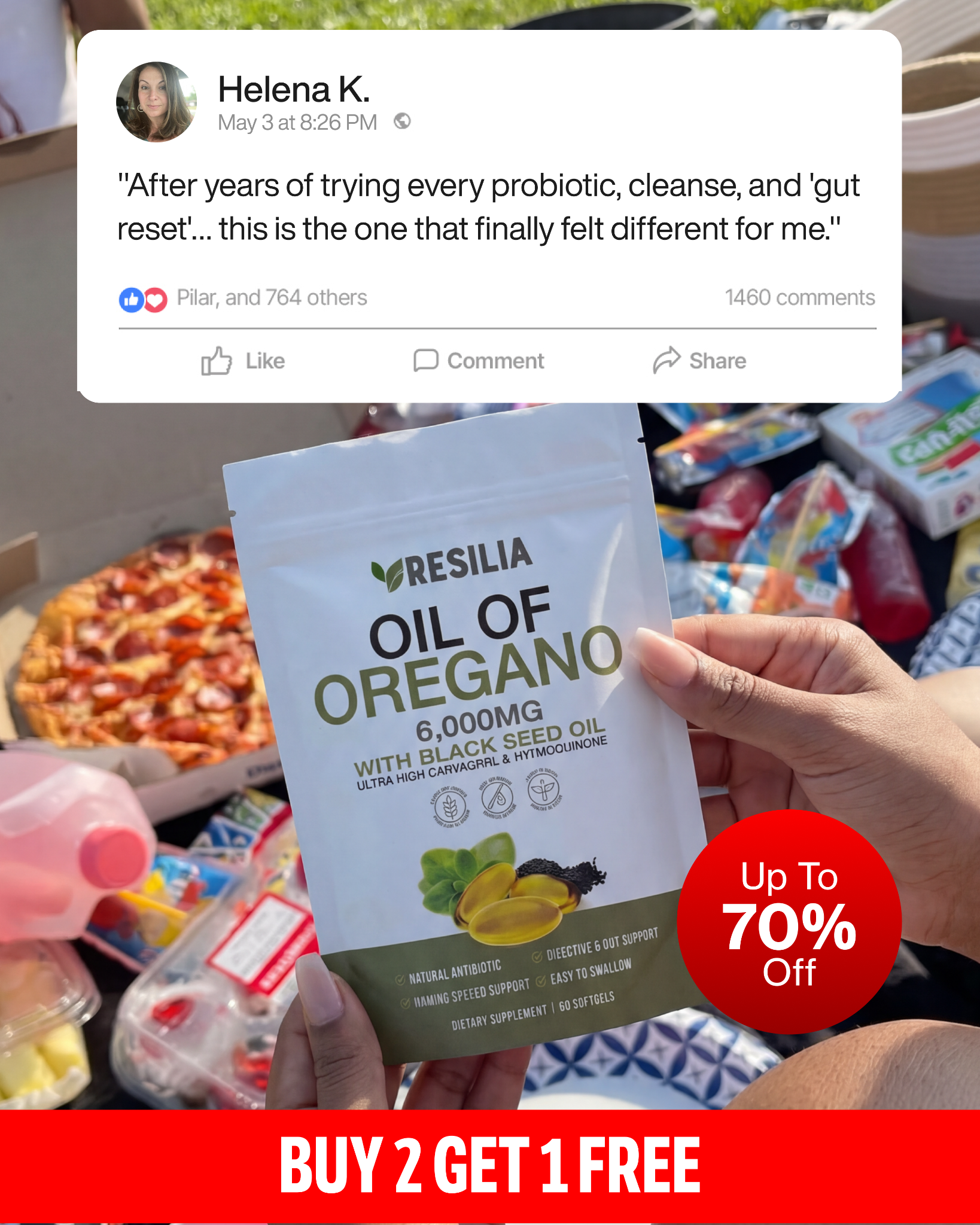 After 40 Wellness Facebook ad