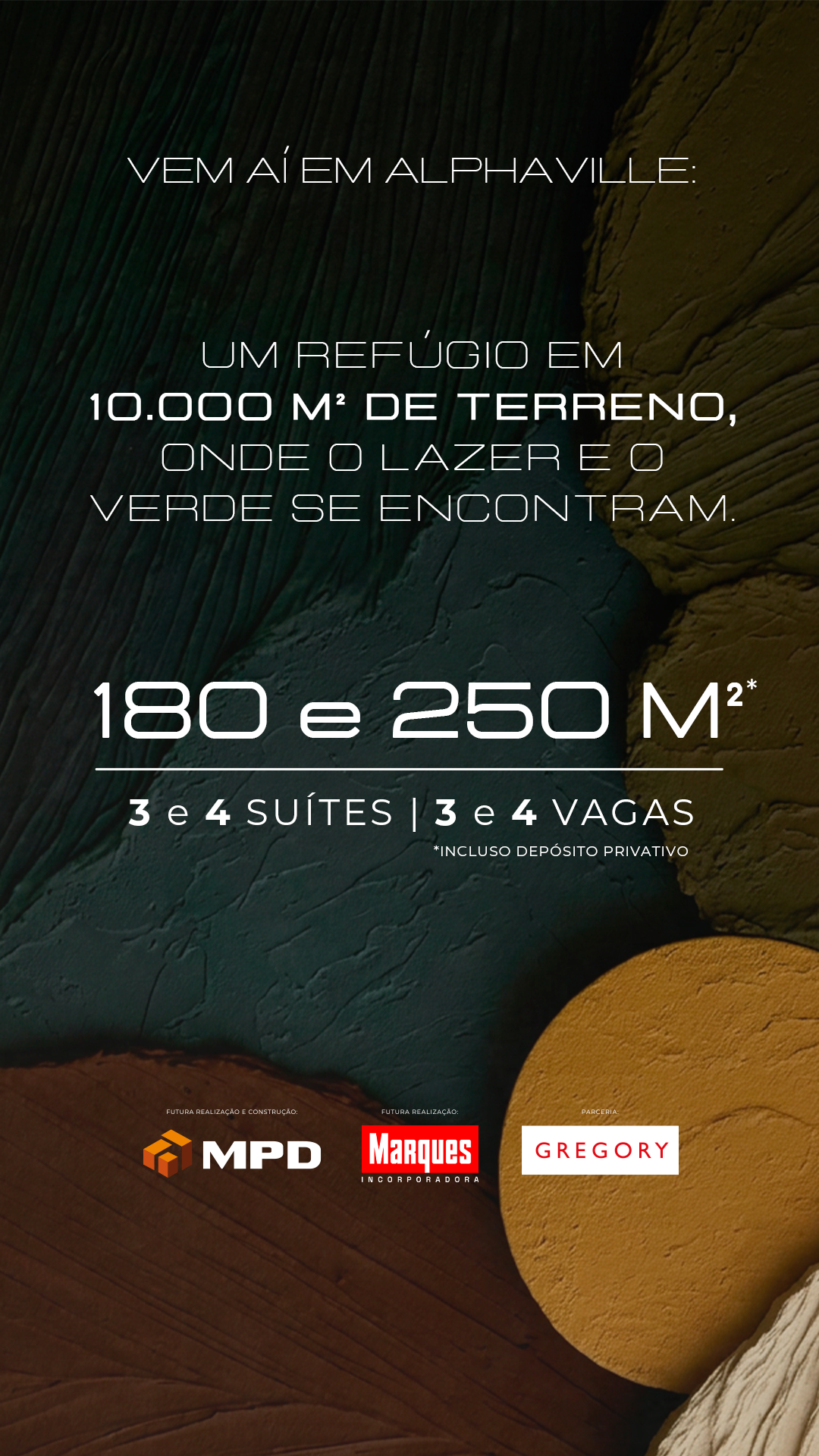 MPD Engenharia Facebook ad: Em um terreno de 10.000m² na Av.
