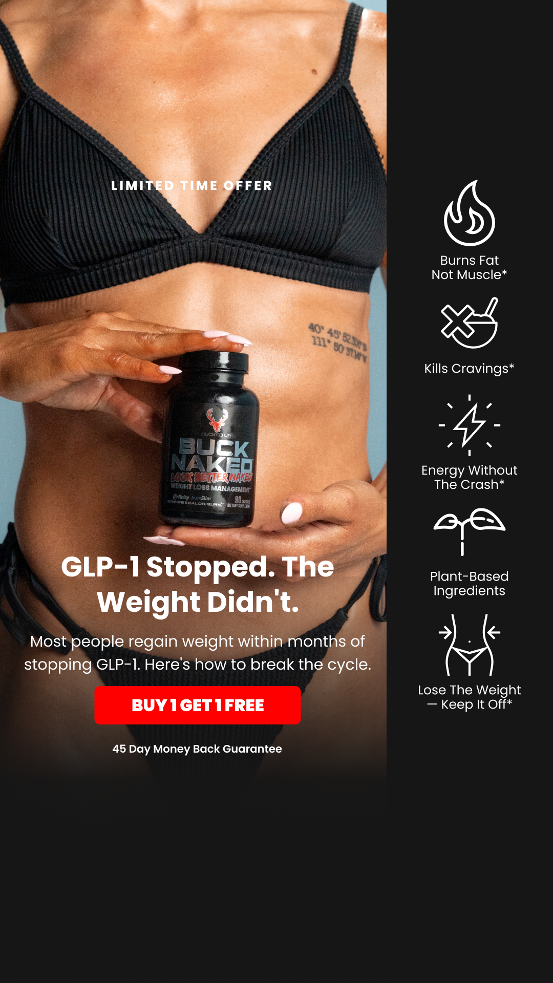 Bucked Up Facebook ad
