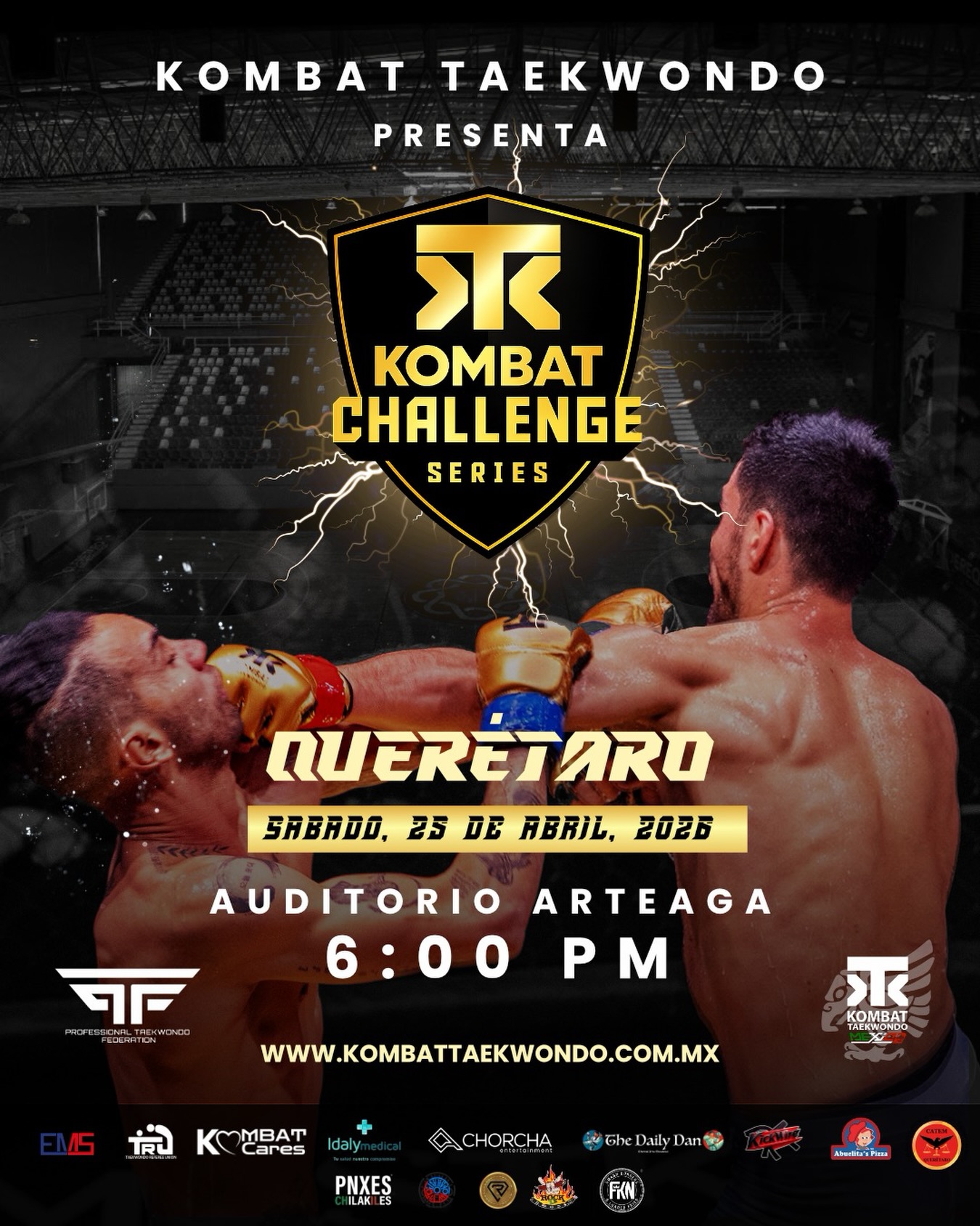 Kombat Taekwondo México Facebook ad from Apr 20, 2026