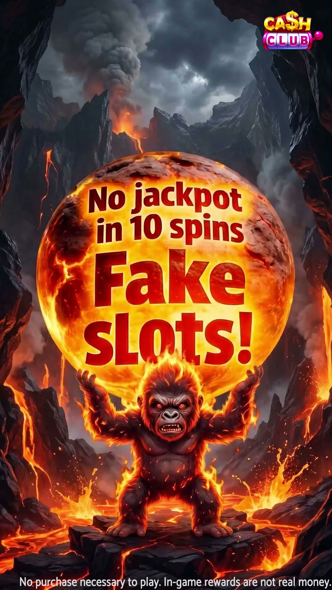 Cash Club Casino - Free Slots Games Facebook ad: Get Your Huge Free Coins Now!